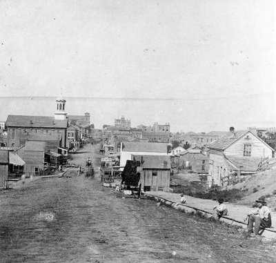 Cinquième Rue, Leavenworth, Kansas, 1867 - Alexander Gardner